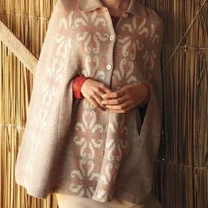 Anthropologie Marchen flowering cape.